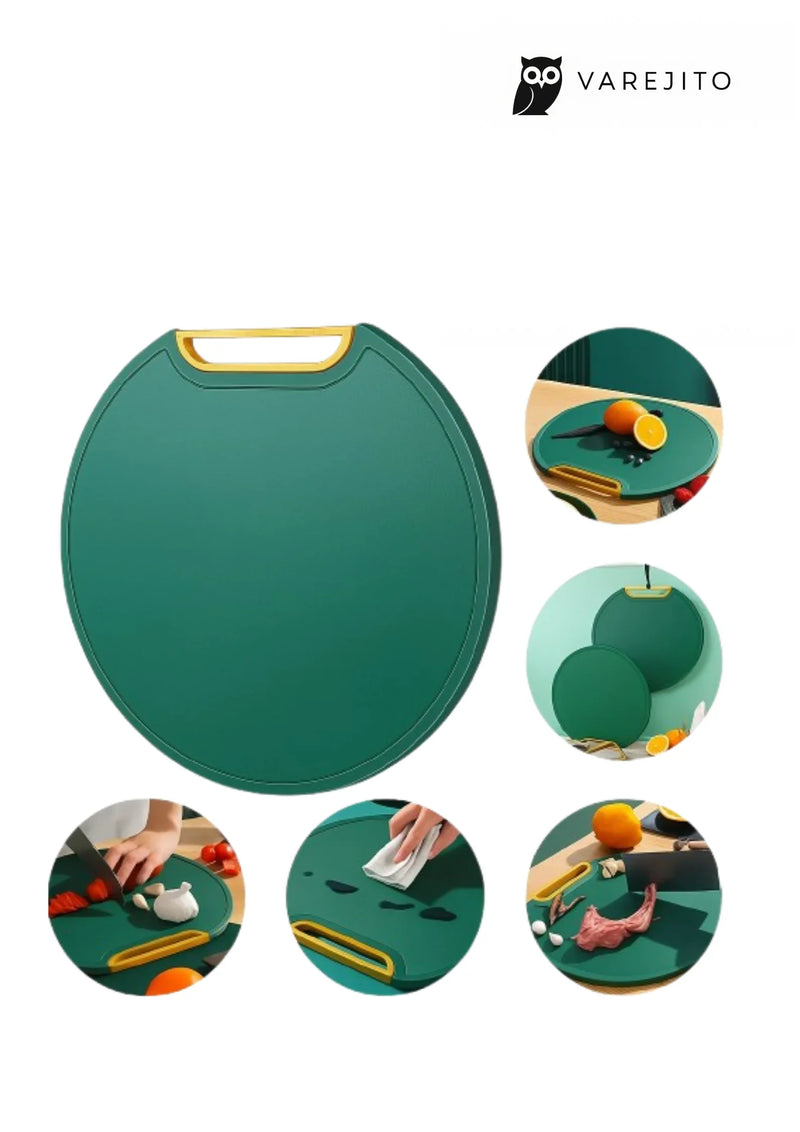 Tábua de Corte Antibacteriana para Cozinha – Resistente a Mofo, Rachaduras e com Alça Ergonômica