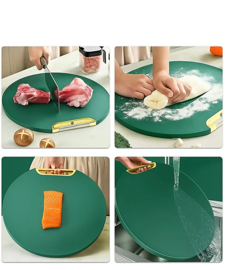 Tábua de Corte Antibacteriana para Cozinha – Resistente a Mofo, Rachaduras e com Alça Ergonômica