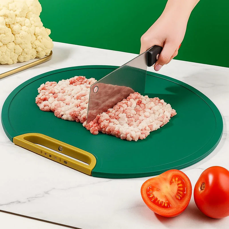 Tábua de Corte Antibacteriana para Cozinha – Resistente a Mofo, Rachaduras e com Alça Ergonômica